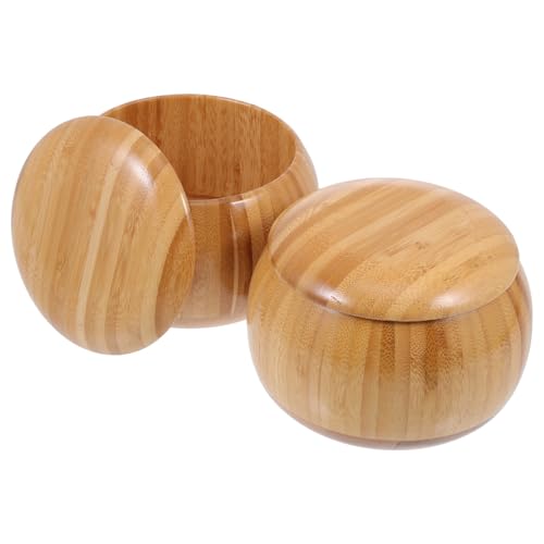 Hohopeti Bambus Schachfiguren Aufbewahrungsboxen Kleine Go Chess Stück Behälter Glatte Oberfläche Langlebiges Material Praktisch Für Go Spiel Steine Lagerung Hohopeti Bambus Schachfiguren Aufbewahrungsboxen Kleine Go Chess Stück Behälter Glatte Oberfläche Langlebiges Material Praktisch Für Go Spiel Steine Lagerung von Hohopeti