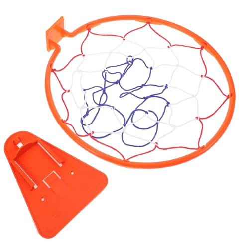 Hohopeti Basketballkorb für Kinder Basketballrahmen für Kinder Basketballkorb zum Aufhängen an der Wand Indoor-Basketballkorb Kinder Basketball Rahmen Kinder-Basketball-Zugrahmen Plastik von Hohopeti