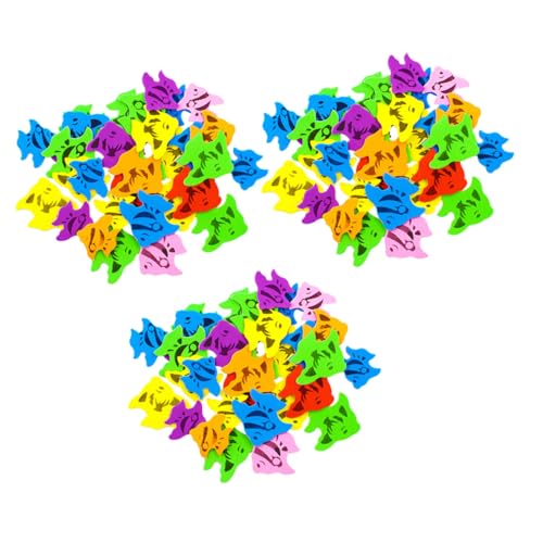 Hohopeti Bunte Fischform Moosgummi Sticker Selbstklebend Eva DIY Bastelset für Schule Scrapbooking Kartengestaltung und Farben Formen erkennung Hohopeti Bunte Fischform Moosgummi Sticker Selbstklebend Eva DIY Bastelset für Schule Scrapbooking Kartengestaltung und Farben Formen erkennung von Hohopeti