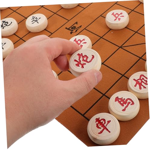 Hohopeti Chinesisches Schachset Holz Faltbar Tragbar Robust Kreatives Design Für Erwachsene Reise Spiel Internationales Schach Interaktion Strategisches Denken Hohopeti Chinesisches Schachset Holz Faltbar Tragbar Robust Kreatives Design Für Erwachsene Reise Spiel Internationales Schach Interaktion Strategisches Denken von Hohopeti