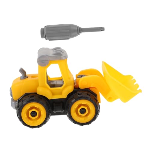 Hohopeti DIY Cartoon Baufahrzeug Großer Kunststoff Bagger Modell Sicher und Dekorativ für Jungen und Mädchen Lernspielzeug Baustellenfahrzeug Geschenk Hohopeti DIY Cartoon Baufahrzeug Großer Kunststoff Bagger Modell Sicher und Dekorativ für Jungen und Mädchen Lernspielzeug Baustellenfahrzeug Geschenk von Hohopeti