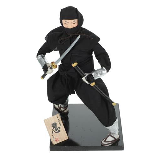 Hohopeti Desktop Ninja Ornament Dekor Ninja Puppen Dekor Männliches Ninja Modell Japanisches Ninja Puppenornament Mini Krieger Modell Japanischer Stil Ninja Puppen Ninja von Hohopeti