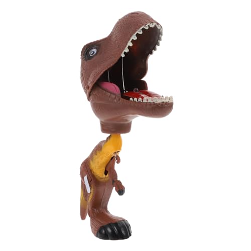 Hohopeti Dinosaurier Handclip Dekoratives Dinosaurier Modell Tier Handpuppe Cartoon Puppen Spielzeug Interaktives Eltern Kind Spielzeug Handpuppe Dinosaurier Spielzeug Handpuppe von Hohopeti