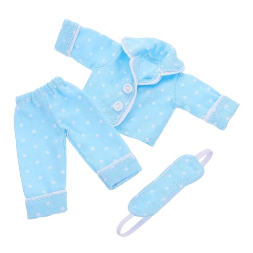 Hohopeti Doll Schlafanzug Baumwolle Puppenkleidung Mini Schlafanzüge für Bjd Puppen mit Verspieltem Muster Komfortable Hausanzüge für DIY Spielzeugzubehör Hohopeti Doll Schlafanzug Baumwolle Puppenkleidung Mini Schlafanzüge für Bjd Puppen mit Verspieltem Muster Komfortable Hausanzüge für DIY Spielzeugzubehör von Hohopeti