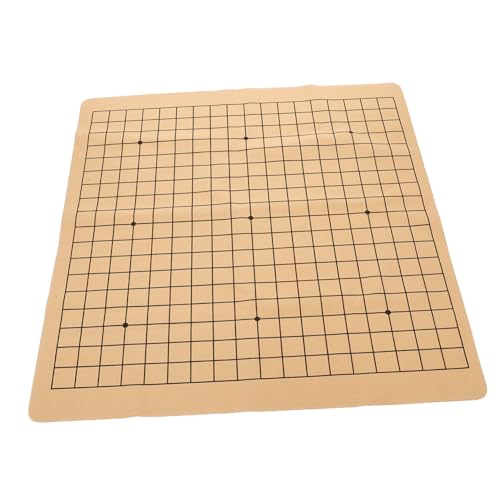 Hohopeti Doppelseitiges Samtschachbrett Planke tragbar schachspiel versorgung Traditionelles Spielschachzubehör zusammenklappbares Schachbrett einfaches Schachbrett Kunstleder Hellbraun Hohopeti Doppelseitiges Samtschachbrett Planke tragbar schachspiel versorgung Traditionelles Spielschachzubehör zusammenklappbares Schachbrett einfaches Schachbrett Kunstleder Hellbraun von Hohopeti