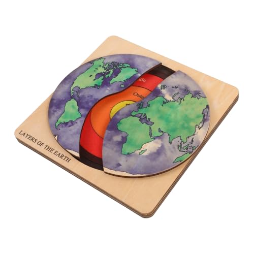 Hohopeti Erdschichten Holzpuzzle für Pädagogisches DIY Erdkugel Sicher Einfach Zusammenzubauen Fördert Wissen über Erdaufbau für Frühe Lernförderung und Geografieunterricht Hohopeti Erdschichten Holzpuzzle für Pädagogisches DIY Erdkugel Sicher Einfach Zusammenzubauen Fördert Wissen über Erdaufbau für Frühe Lernförderung und Geografieunterricht von Hohopeti