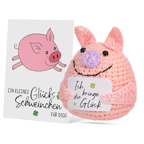 Hohopeti Gehäkeltes Schweinchen Plüschpuppe Handgefertigtes Strickspielzeug als Partygeschenk Langlebige Dekoration und Liebevolles Hohopeti Gehäkeltes Schweinchen Plüschpuppe Handgefertigtes Strickspielzeug als Partygeschenk Langlebige Dekoration und Liebevolles von Hohopeti