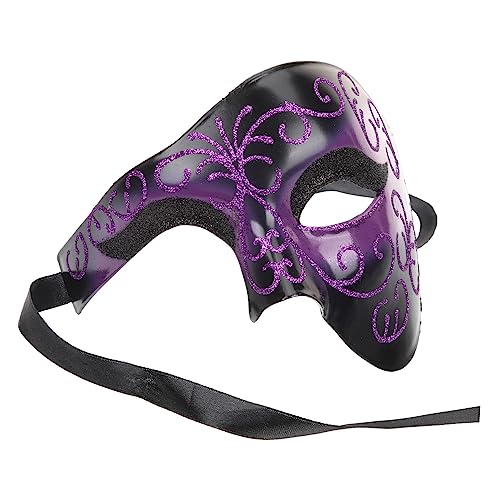 Hohopeti Halbe Gesichtsmaske Für Halloween Und Maskerade Cosplay Maske Perfekte Halloween Deko Für Partys Karneval Und Kostümveranstaltungen Vielseitig Einsetzbar Für von Hohopeti