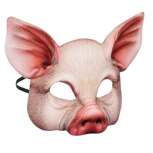 Hohopeti Halloween Schwein Halbgesichtsmaske aus EVA für Kostümparty Tiermasken Cosplay Party Performance Maske für Karneval und Fasching Hohopeti Halloween Schwein Halbgesichtsmaske aus EVA für Kostümparty Tiermasken Cosplay Party Performance Maske für Karneval und Fasching von Hohopeti