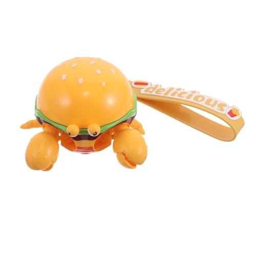 Hohopeti Hamburger Schlüsselanhänger mit Krabben Design Lustiger Food Keyring Leicht Tragbar Partygeschenk Kreatives Motorik Taschenaccessoire Hohopeti Hamburger Schlüsselanhänger mit Krabben Design Lustiger Food Keyring Leicht Tragbar Partygeschenk Kreatives Motorik Taschenaccessoire von Hohopeti