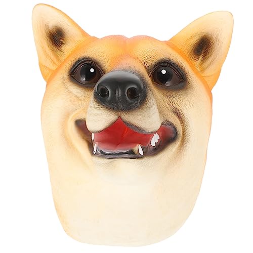 Hohopeti Handpuppe Furret-plüsch Kinderspielzeug Puppen Plüschtiere Marionetten Hündchenspielzeug Hundespielzeug Für Welpen Vinyl Orange von Hohopeti