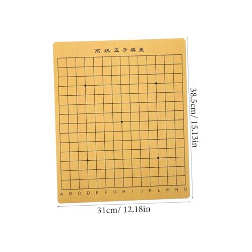 Hohopeti Holz Doppelseitiges Chinese Chess Board Dickes Schachbrett Design Praktisch Tragbar Kratzfest Für Schachspiel Zubehör Training Denkspiele Hohopeti Holz Doppelseitiges Chinese Chess Board Dickes Schachbrett Design Praktisch Tragbar Kratzfest Für Schachspiel Zubehör Training Denkspiele von Hohopeti