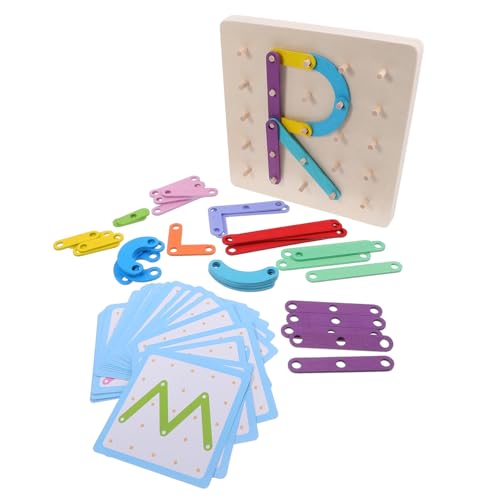 Hohopeti Holz Geoboard Lernspielzeug für Fördert Hand Auge koordination Logisches Denken Kreative Fähigkeiten Kompakt und Leicht Montessori Puzzle für Kleinkinder und Vorschulkinder Hohopeti Holz Geoboard Lernspielzeug für Fördert Hand Auge koordination Logisches Denken Kreative Fähigkeiten Kompakt und Leicht Montessori Puzzle für Kleinkinder und Vorschulkinder von Hohopeti