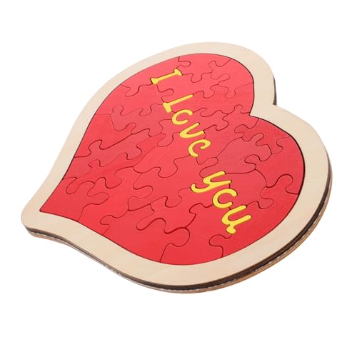 Hohopeti Holz Herz Puzzle Valentinstag Hochzeit Jahrestag Dekoration Romantisches DIY Bastelprojekt Tragbares Holzpuzzle Brett Geschenkidee Hohopeti Holz Herz Puzzle Valentinstag Hochzeit Jahrestag Dekoration Romantisches DIY Bastelprojekt Tragbares Holzpuzzle Brett Geschenkidee von Hohopeti