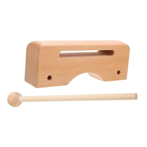 Hohopeti Holz Percussion Block Musikinstrument Einfach zu Bedienen Kompaktes Schlaginstrument für Musikspielzeug für Geburtstag und Kinderfest Hohopeti Holz Percussion Block Musikinstrument Einfach zu Bedienen Kompaktes Schlaginstrument für Musikspielzeug für Geburtstag und Kinderfest von Hohopeti