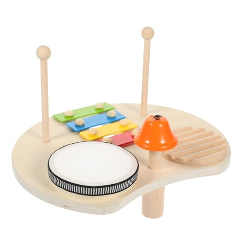 Hohopeti Holz Percussion für Kleinkinder Multifunktionales Schlagzeug mit Xylophon Trommel Becken und Klangblock Sicheres Langlebiges Musikspielzeug zur Musikalischen Früherziehung und Hohopeti Holz Percussion für Kleinkinder Multifunktionales Schlagzeug mit Xylophon Trommel Becken und Klangblock Sicheres Langlebiges Musikspielzeug zur Musikalischen Früherziehung und von Hohopeti