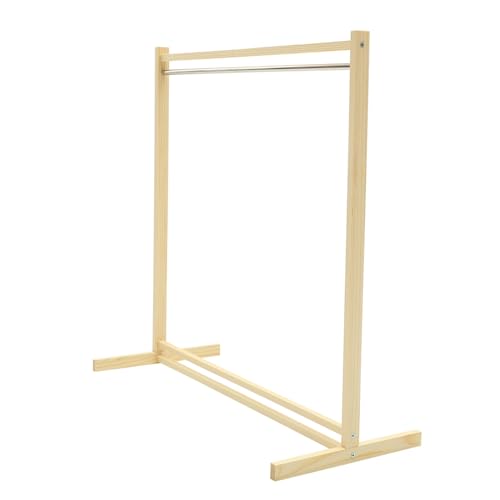 Hohopeti Holz Puppen Kleiderständer Großes Hängendes Puppenkleider Regal Praktisches Aufbewahrungssystem für Puppenkleidung für Organisieren von Puppenoutfits Hohopeti Holz Puppen Kleiderständer Großes Hängendes Puppenkleider Regal Praktisches Aufbewahrungssystem für Puppenkleidung für Organisieren von Puppenoutfits von Hohopeti