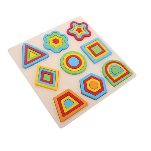 Hohopeti Holz-puzzlespielzeug Montessori Steckpuzzle für Kleinkinder Sicheres Langlebiges Lernspielzeug aus Holz Geometrische Farb Formsortierung Pädagogisches Sensorisches Aktivitätsbrett Hohopeti Holz-puzzlespielzeug Montessori Steckpuzzle für Kleinkinder Sicheres Langlebiges Lernspielzeug aus Holz Geometrische Farb Formsortierung Pädagogisches Sensorisches Aktivitätsbrett von Hohopeti