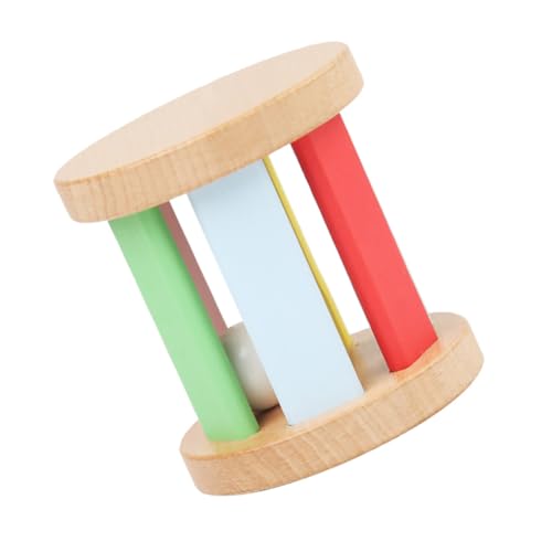 Hohopeti Holz rollrassel Babyspielzeug aus Holz Leichter Greifling für Neugeborene Sensorisches Musikinstrument Hand auge koordination und Frühkindlicher Entwicklung Hohopeti Holz rollrassel Babyspielzeug aus Holz Leichter Greifling für Neugeborene Sensorisches Musikinstrument Hand auge koordination und Frühkindlicher Entwicklung von Hohopeti
