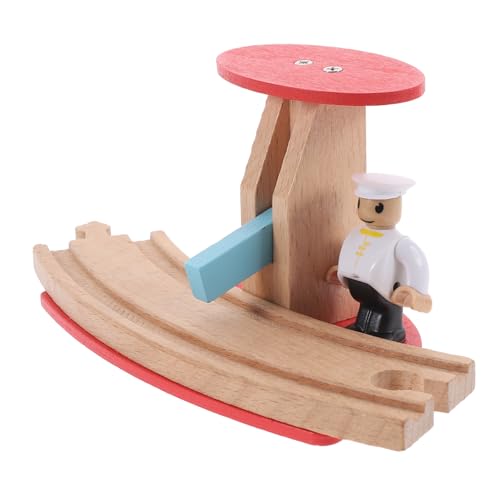 Hohopeti Holzeisenbahn Zubehör Holz Bahn Straßenblock Simulation Modell mit Figuren Glatte Oberfläche Pädagogisch Wertvoll für Eisenbahn Szenenbau und Kreativität Hohopeti Holzeisenbahn Zubehör Holz Bahn Straßenblock Simulation Modell mit Figuren Glatte Oberfläche Pädagogisch Wertvoll für Eisenbahn Szenenbau und Kreativität von Hohopeti