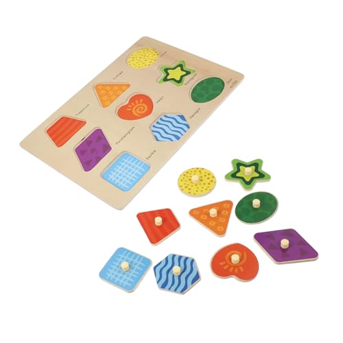 Hohopeti Holzpuzzle Teilig Pädagogisches Lernspielzeug Hand Auge koordination und Feinmotorik Glattes Sicheres Holz Handliche für Kleine Hände als für Junge Mädchen Hohopeti Holzpuzzle Teilig Pädagogisches Lernspielzeug Hand Auge koordination und Feinmotorik Glattes Sicheres Holz Handliche für Kleine Hände als für Junge Mädchen von Hohopeti