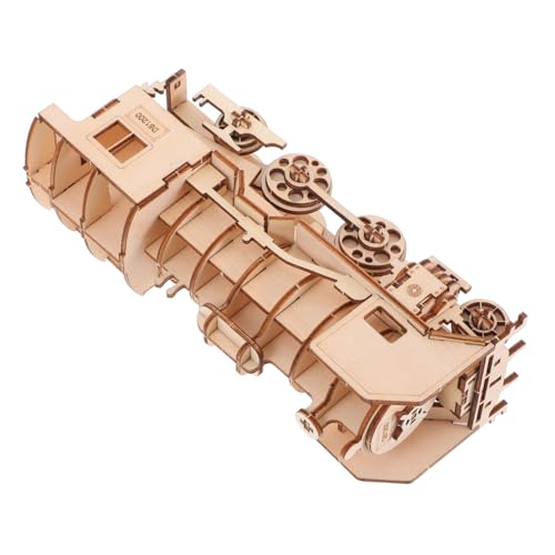 Hohopeti Holzpuzzle Zug Modellbausatz DIY Holzspielzeug Handgefertigt Lernspielzeug Holzbausatz Holzpuzzle Holzspielzeug für Handliche Koordination Hohopeti Holzpuzzle Zug Modellbausatz DIY Holzspielzeug Handgefertigt Lernspielzeug Holzbausatz Holzpuzzle Holzspielzeug für Handliche Koordination von Hohopeti