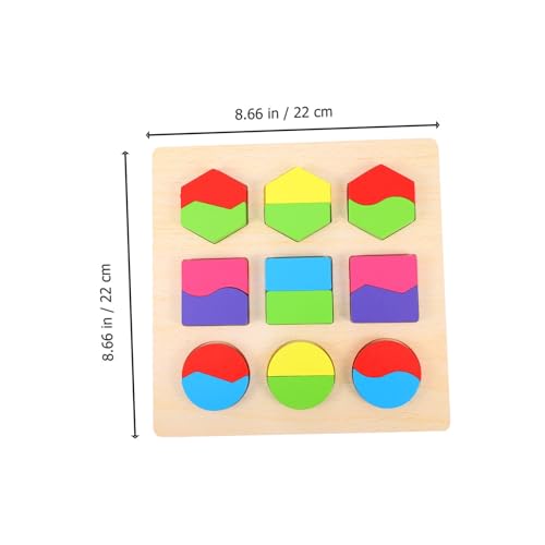 Hohopeti Holzspielzeug Shape Puzzle für Kleinkinder Pädagogisches Geometrisches Lernspielzeug Großes Teiliges Holzpuzzle zur Frühkindlichen von Hand Augen Koordination und Kognitiver Hohopeti Holzspielzeug Shape Puzzle für Kleinkinder Pädagogisches Geometrisches Lernspielzeug Großes Teiliges Holzpuzzle zur Frühkindlichen von Hand Augen Koordination und Kognitiver von Hohopeti