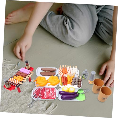Hohopeti Interaktives Grillspielzeug BBQ Spielset für Sicherem Wasserdampf Vielseitigem Küchenspielzeug Kreatives Rollenspiel für Kinderküche und Spielhaus Hohopeti Interaktives Grillspielzeug BBQ Spielset für Sicherem Wasserdampf Vielseitigem Küchenspielzeug Kreatives Rollenspiel für Kinderküche und Spielhaus von Hohopeti