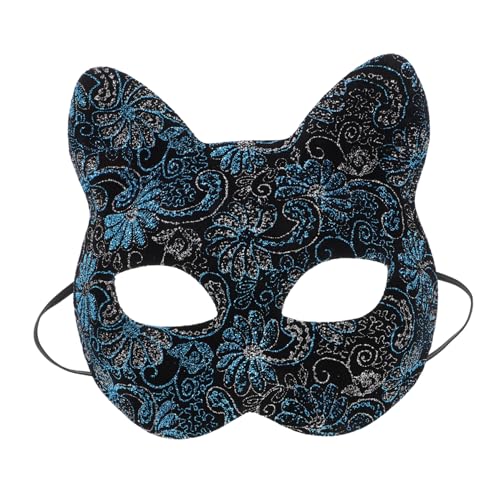 Hohopeti Katzenmaske Halbmaske Wolf Tiermaske Cosplay Halloween-cosplay-masken Karnevalsmasken Tiger Maske Tierische Partymaske Tiergesichtsmaske Kitsune-halbmaske Cosplay-tier Pvc von Hohopeti