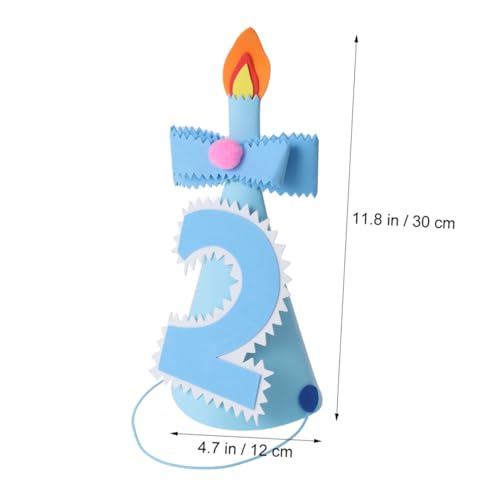 Hohopeti Geburtstagsmütze Mit Nummer 2 Kawaii Prinzenkrone Für Jungen Und ädchen Fotorequisiten Und Partykopfbedeckung Perfekte Dekoration Für Kindergeburtstagsfeiern von Hohopeti