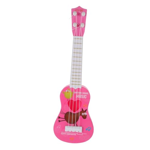 Hohopeti Kinderspielzeug Ukulele Gitarre Musikinstrument für Mädchen und Jungen Lernspielzeug Frühe Musikalische Stabiles Design Rosa Hohopeti Kinderspielzeug Ukulele Gitarre Musikinstrument für Mädchen und Jungen Lernspielzeug Frühe Musikalische Stabiles Design Rosa von Hohopeti