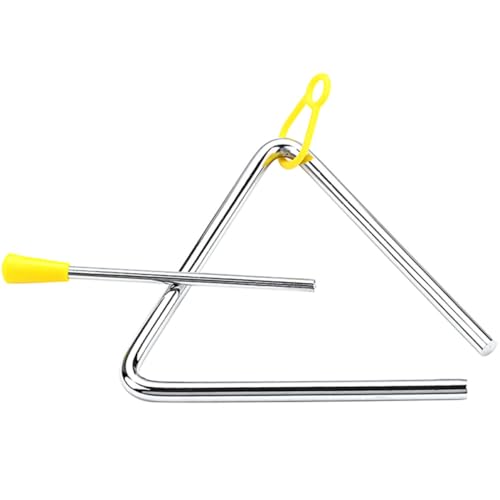 Hohopeti Kindgerechtes Dreiecks Tamburin Musikspielzeug Percussion Instrument für Leicht Tragbar Sicher und Einfach zu Bedienen Fördert Musikalische Früherziehung und Spielerisches Lernen Hohopeti Kindgerechtes Dreiecks Tamburin Musikspielzeug Percussion Instrument für Leicht Tragbar Sicher und Einfach zu Bedienen Fördert Musikalische Früherziehung und Spielerisches Lernen von Hohopeti