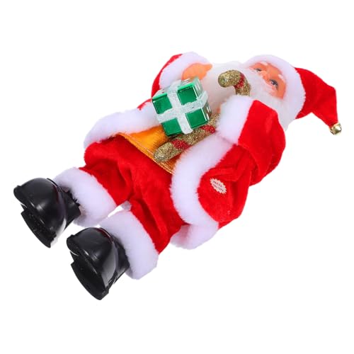 Hohopeti Kleine Elektrische Weihnachtsmann Figur mit Musik und Beweglichen Lustiges Party-Santa Festliche Dekoration und Xmas Geschenkbox ohne Batterien Hohopeti Kleine Elektrische Weihnachtsmann Figur mit Musik und Beweglichen Lustiges Party-Santa Festliche Dekoration und Xmas Geschenkbox ohne Batterien von Hohopeti