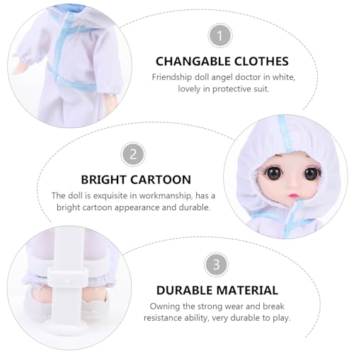 Hohopeti Krankenschwester Puppe Kleines Modell Realistische Emulationspuppe für Pädagogisch und Antiepidemisch Geeignet Hohopeti Krankenschwester Puppe Kleines Modell Realistische Emulationspuppe für Pädagogisch und Antiepidemisch Geeignet von Hohopeti