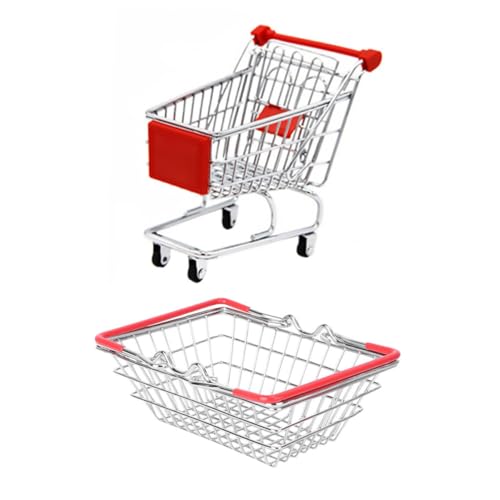 Hohopeti Kreatives Einkaufskorb und Handwagen aus Robustem für Rollenspiele und Kaufladen für Mädchen und Jungen zum Spielerischen Supermarkt Küchenabenteuer Hohopeti Kreatives Einkaufskorb und Handwagen aus Robustem für Rollenspiele und Kaufladen für Mädchen und Jungen zum Spielerischen Supermarkt Küchenabenteuer von Hohopeti