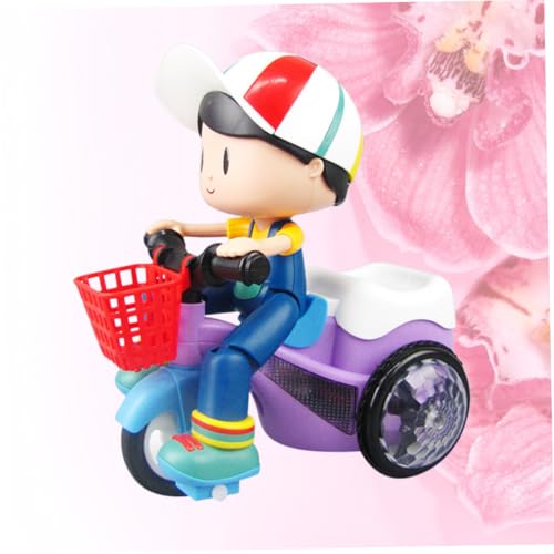 Hohopeti Kreatives Intelligentes Dreirad für Jungen Robustes Kunststoffmaterial LED Lichter mit Musikfunktion Multifunktional Drehbar Einfach zu Montieren Geeignet für Zufällige Farbe Hohopeti Kreatives Intelligentes Dreirad für Jungen Robustes Kunststoffmaterial LED Lichter mit Musikfunktion Multifunktional Drehbar Einfach zu Montieren Geeignet für Zufällige Farbe von Hohopeti