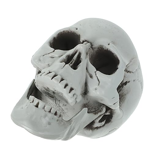 Hohopeti Künstlicher Halloween Schädel Verängstigter Deko Ornament Für Geisterhaus Und Gruselpartys Gruselige Partyaccessoires Für Schaurige Atmosphäre von Hohopeti