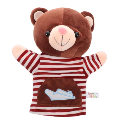 Hohopeti Kuschelige Plüsch handpuppe Tiermotiv Gestreifter Bär Liebevoll Gestaltetes Interaktives Erzählen Familienaktivitäten und Frühe Bildung Geeignet Handpuppe und Stofftier für Jungen Hohopeti Kuschelige Plüsch handpuppe Tiermotiv Gestreifter Bär Liebevoll Gestaltetes Interaktives Erzählen Familienaktivitäten und Frühe Bildung Geeignet Handpuppe und Stofftier für Jungen von Hohopeti