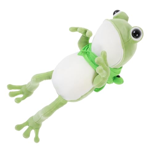Hohopeti Kuscheliges Plüschtier Frosch Weiches Stofftier mit PP Baumwolle Sofa Dekoration Beruhigendes Kuscheltier für Erwachsene Niedliches Geschenk Hohopeti Kuscheliges Plüschtier Frosch Weiches Stofftier mit PP Baumwolle Sofa Dekoration Beruhigendes Kuscheltier für Erwachsene Niedliches Geschenk von Hohopeti