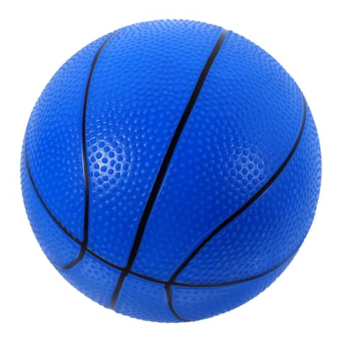 Hohopeti Kleiner Aufblasbarer Basketball Für Bouncy Ball Für Drinnen Und Draußen Ideal Für Spielplatz Und Freizeitaktivitäten Blaues Gummiball Für von Hohopeti