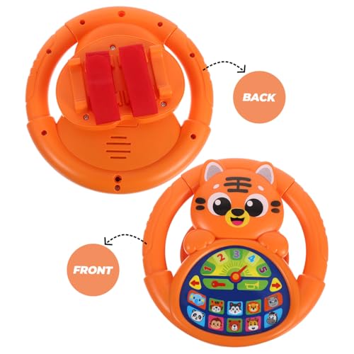 Hohopeti Lenkradspielzeug für Simulation mit Lernfunktion Kinderwagen-kompatibel Tragbar für Indoor Outdoor-aktivitäten Pädagogisch Fördernd Hohopeti Lenkradspielzeug für Simulation mit Lernfunktion Kinderwagen-kompatibel Tragbar für Indoor Outdoor-aktivitäten Pädagogisch Fördernd von Hohopeti