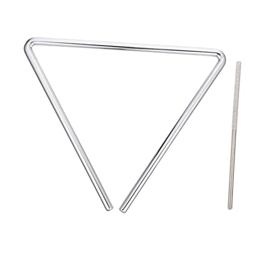 Hohopeti Metall Musik Dreieck Percussion Instrument mit Schlägel Klarer Robust und Pädagogisches Schlaginstrument für Kindergarten und Zuhause Hohopeti Metall Musik Dreieck Percussion Instrument mit Schlägel Klarer Robust und Pädagogisches Schlaginstrument für Kindergarten und Zuhause von Hohopeti