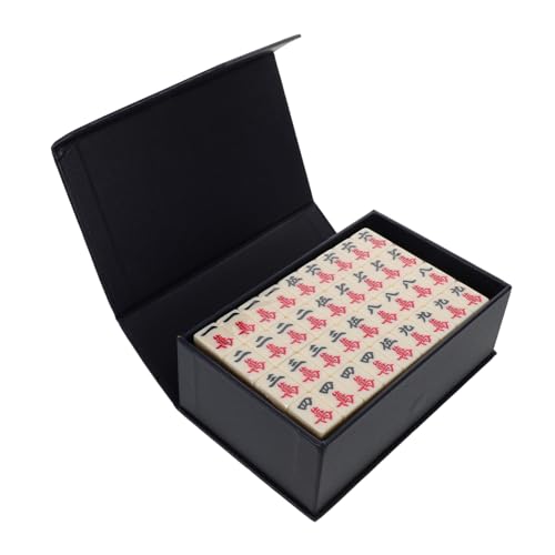 Hohopeti Mini Mahjong Set Melamin Stabile Gravierte Spielsteine Kompakt für Anfänger Tragbar für Reisen Camping Familienfeiern und Freizeitspaß Hohopeti Mini Mahjong Set Melamin Stabile Gravierte Spielsteine Kompakt für Anfänger Tragbar für Reisen Camping Familienfeiern und Freizeitspaß von Hohopeti