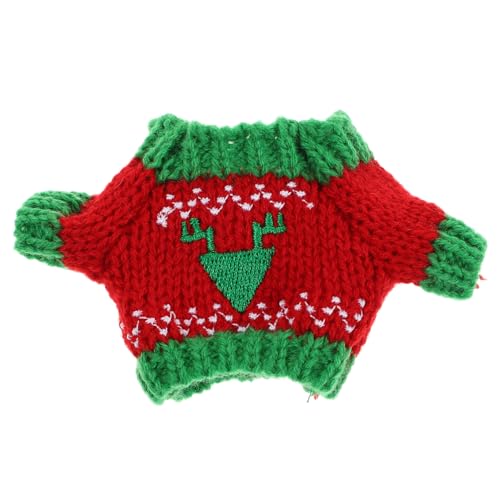 Hohopeti Mini Puppenpullover mit Festlichem Weihnachtsdesign Weicher Strick für Puppen als Geschenk und Dekoration Passend für Kleine Puppen und Sammler Farbenfroher Pullover für Hohopeti Mini Puppenpullover mit Festlichem Weihnachtsdesign Weicher Strick für Puppen als Geschenk und Dekoration Passend für Kleine Puppen und Sammler Farbenfroher Pullover für von Hohopeti