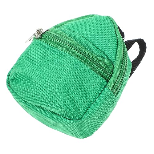 Hohopeti Lebendiges Mini-Rucksack-Modell Grüner Mini-Rucksack Für Jungen Und Mädchen Mini-hausdekor Fotografie-Requisiten Dekorativer Mini-Rucksack von Hohopeti