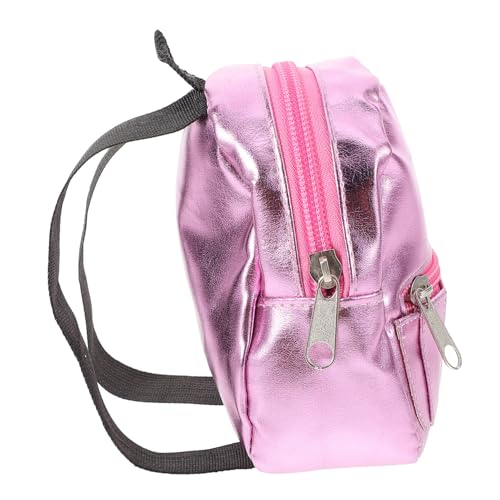 Hohopeti Mini Rucksack für Puppen Miniatur Puppenhaus Rucksack DIY Ornament Funktionaler Kleiner Schulrucksack Dekoratives Accessoire für Rosa Hohopeti Mini Rucksack für Puppen Miniatur Puppenhaus Rucksack DIY Ornament Funktionaler Kleiner Schulrucksack Dekoratives Accessoire für Rosa von Hohopeti