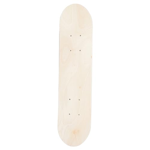 Hohopeti Mini-Skateboard Leeres Skatedeck Skateboard-deck Leere Skateboards Unfertiges Skateboard Skateboarddecks Zum Bemalen Skateboard Deck Aus Ahorn Leeres Brett Hölzern Sport Kind von Hohopeti