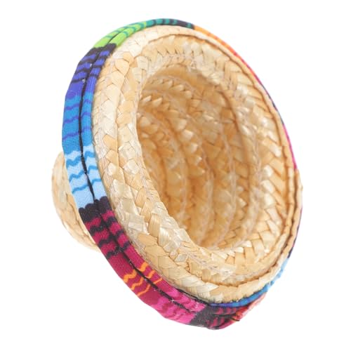 Hohopeti Mini Strohhut Miniatur Dekoration Miniature Strohhut aus Stabilem Material für Puppen DIY Basteln Cocktails Kuchen Obst Verschönerung Zubehör Hohopeti Mini Strohhut Miniatur Dekoration Miniature Strohhut aus Stabilem Material für Puppen DIY Basteln Cocktails Kuchen Obst Verschönerung Zubehör von Hohopeti