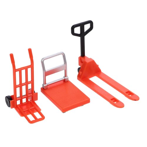 Hohopeti Miniatur Handwagen mit Mini Gabelstapler und Plattformwagen Bewegliche Baustellen Spielzeugfahrzeuge für Leicht Sicher für Motorische Übungen und Lernspielzeug Hohopeti Miniatur Handwagen mit Mini Gabelstapler und Plattformwagen Bewegliche Baustellen Spielzeugfahrzeuge für Leicht Sicher für Motorische Übungen und Lernspielzeug von Hohopeti
