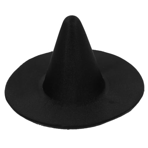 Hohopeti Miniatur Hexenhut Satin Schwarz DIY Kleines Hexenhut Zubehör für Puppen Haustiere Halloween Dekoration Bastelbedarf Hohopeti Miniatur Hexenhut Satin Schwarz DIY Kleines Hexenhut Zubehör für Puppen Haustiere Halloween Dekoration Bastelbedarf von Hohopeti